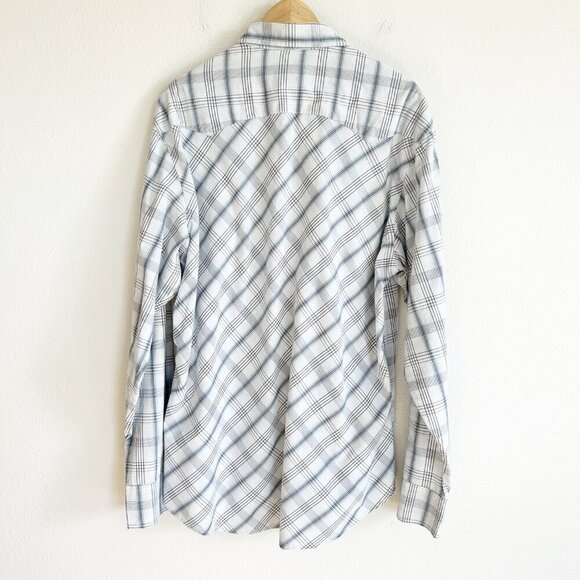 Roper Shirt Pearl Snap Embroidered Plaid Metallic Western Rodeo Cowboy - Picture 6 of 9